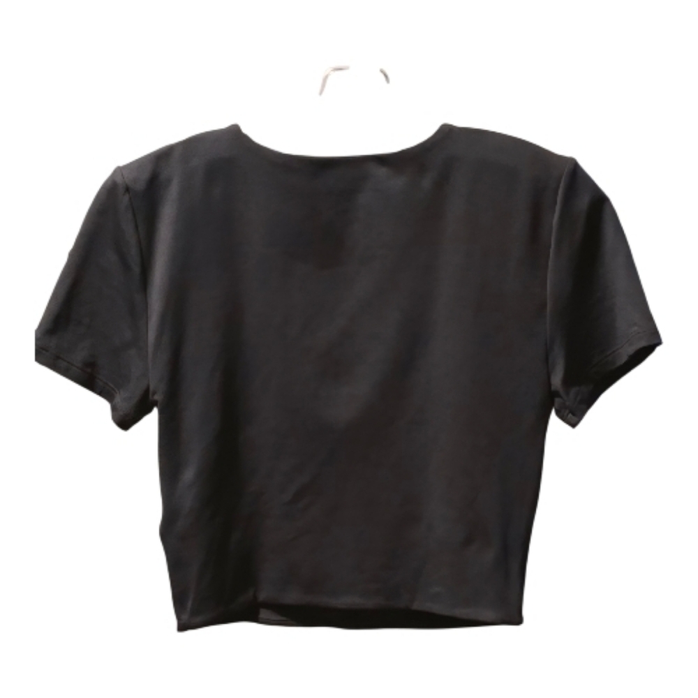 Babaton Black Top - Classic Solid Cropped Tee - Picture 3 of 3